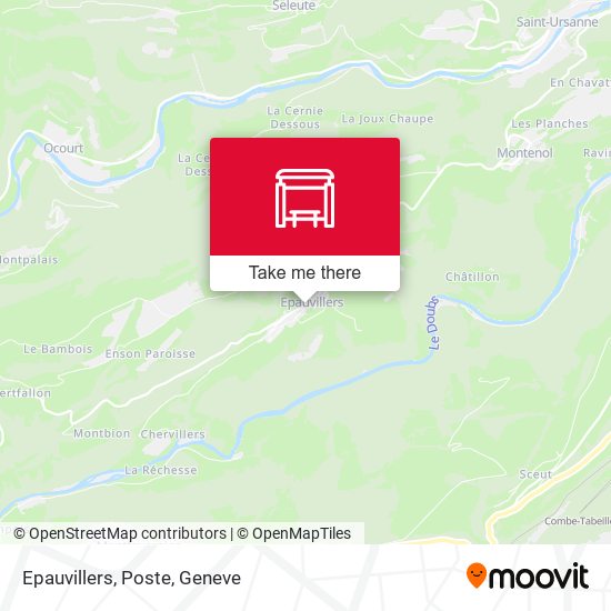 Epauvillers, Poste map