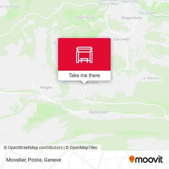 Movelier, Poste map