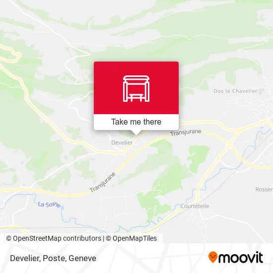 Develier, Poste map
