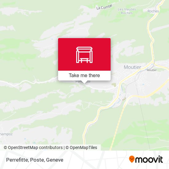 Perrefitte, Poste map