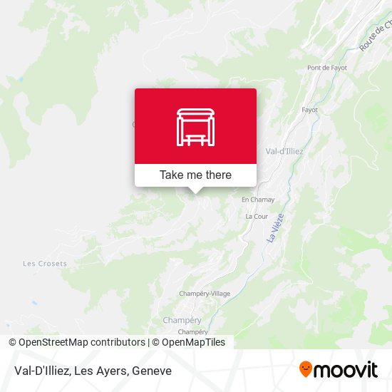 Val-D'Illiez, Les Ayers map