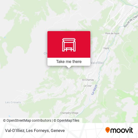 Val-D'Illiez, Les Forneys map