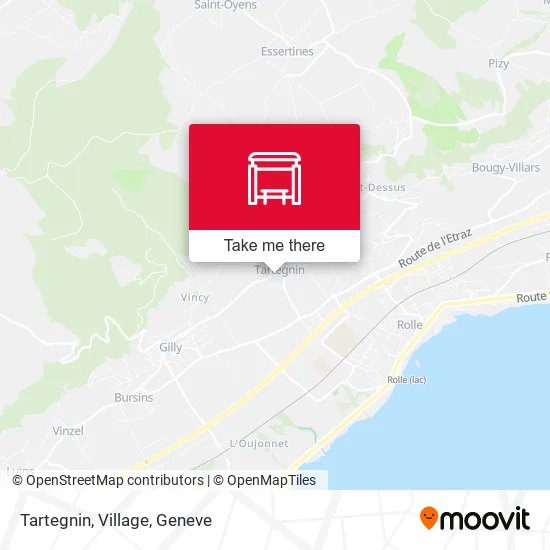 Tartegnin, Village map