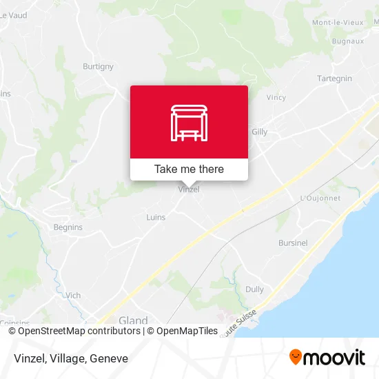 Vinzel, Village map