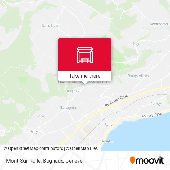 Mont-Sur-Rolle, Bugnaux map