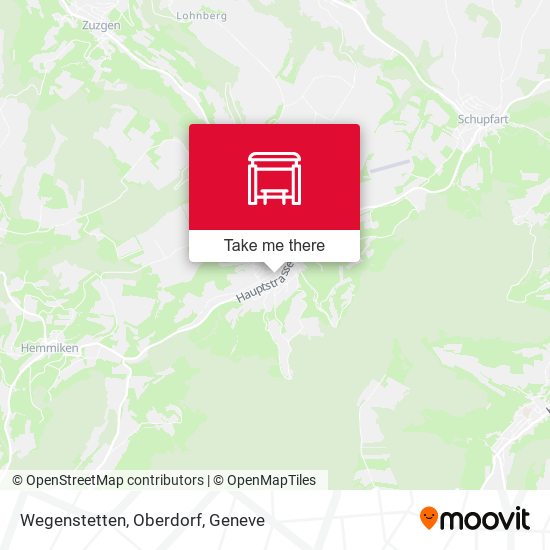 Wegenstetten, Oberdorf map