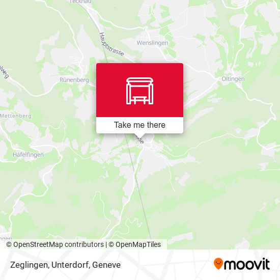 Zeglingen, Unterdorf map