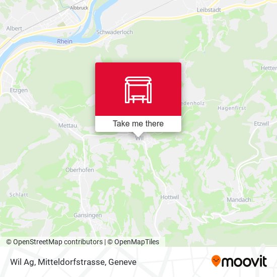 Wil Ag, Mitteldorfstrasse map