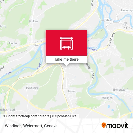 Windisch, Weiermatt map