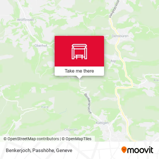 Benkerjoch, Passhöhe map