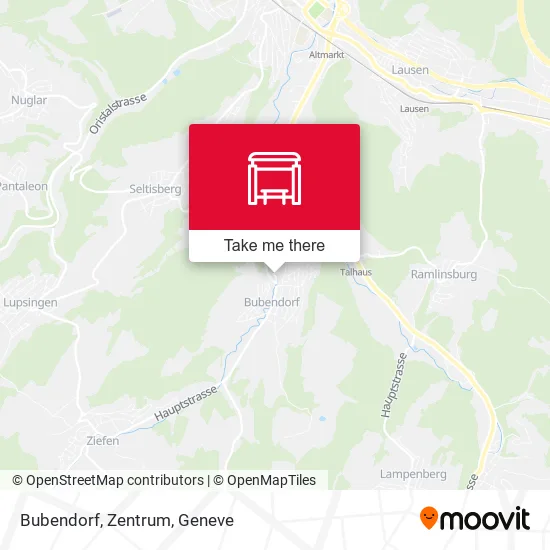Bubendorf, Zentrum map