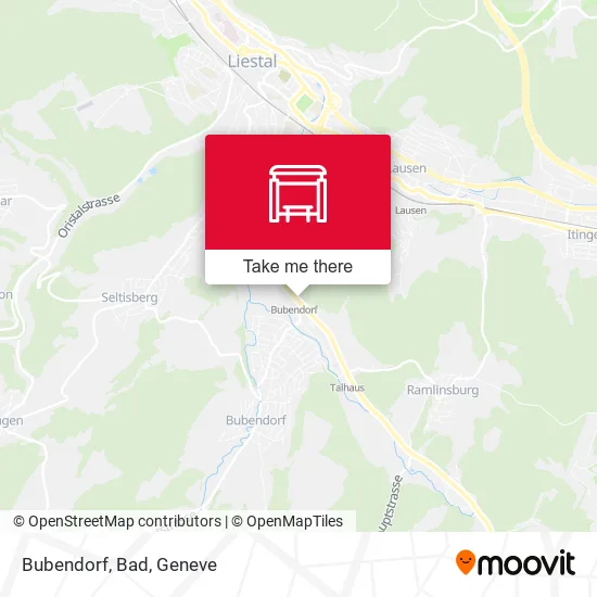 Bubendorf, Bad map