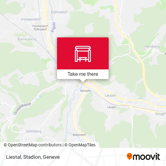 Liestal, Stadion map