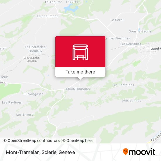 Mont-Tramelan, Scierie map