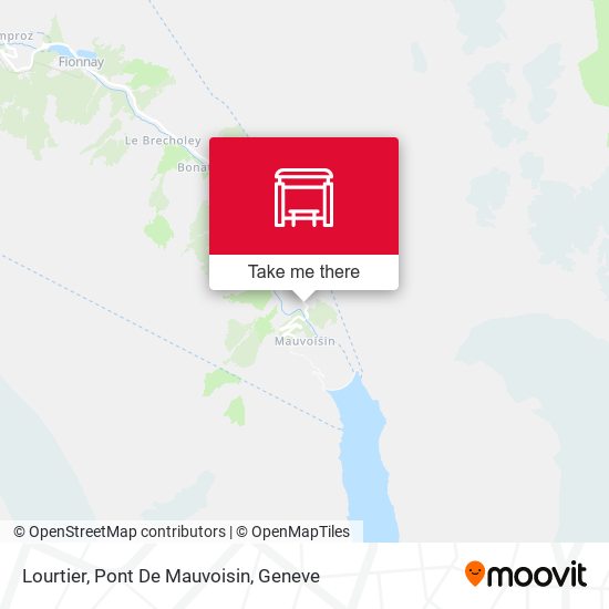 Lourtier, Pont De Mauvoisin map