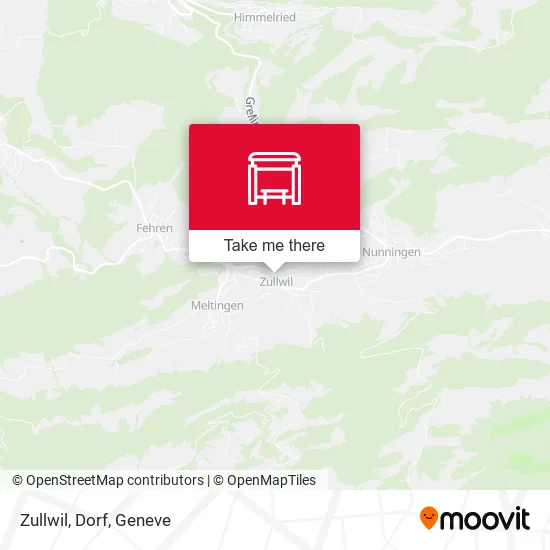Zullwil, Dorf map