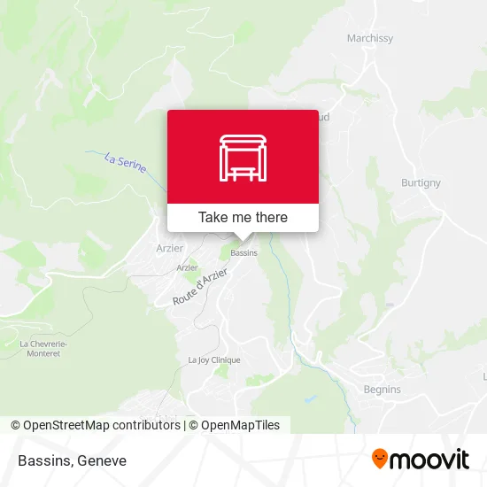 Bassins map