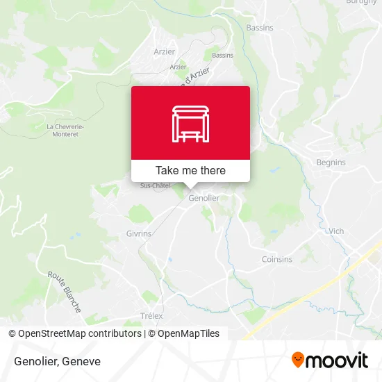 Genolier map