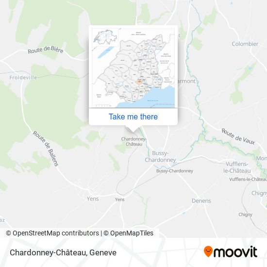 Chardonney-Château map