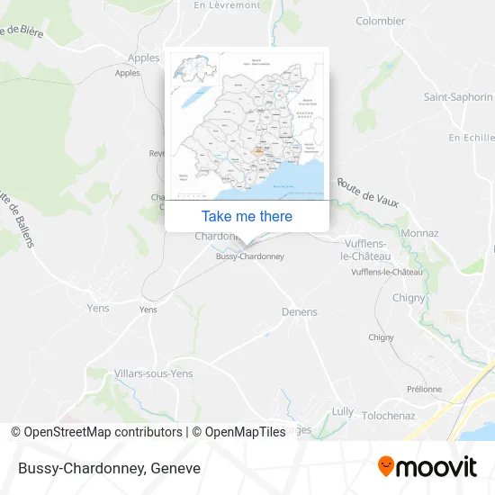 Bussy-Chardonney map