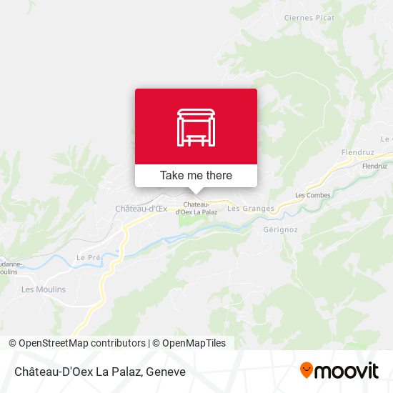 Château-D'Oex La Palaz map
