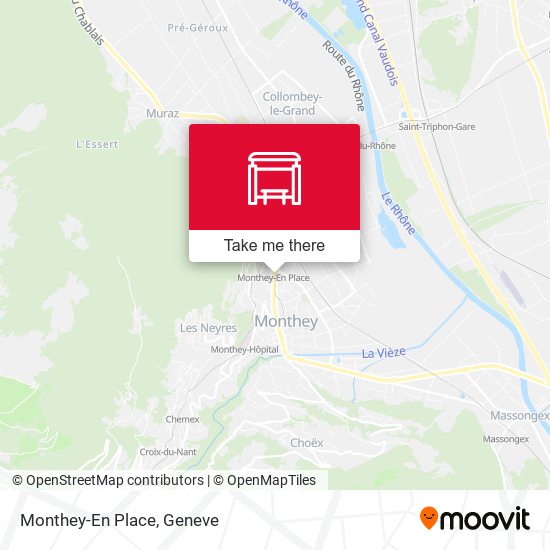 Monthey-En Place plan