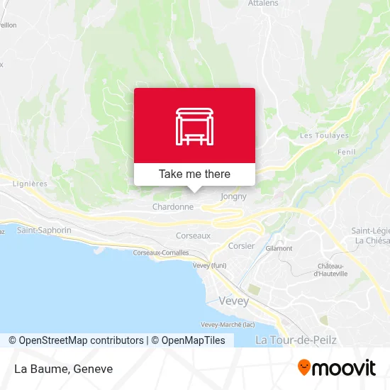 La Baume map