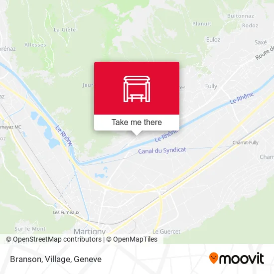 Branson, Village map