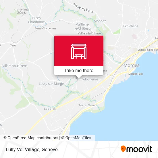 Lully Vd, Village map