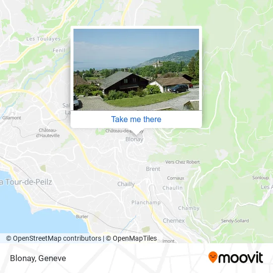 Blonay map