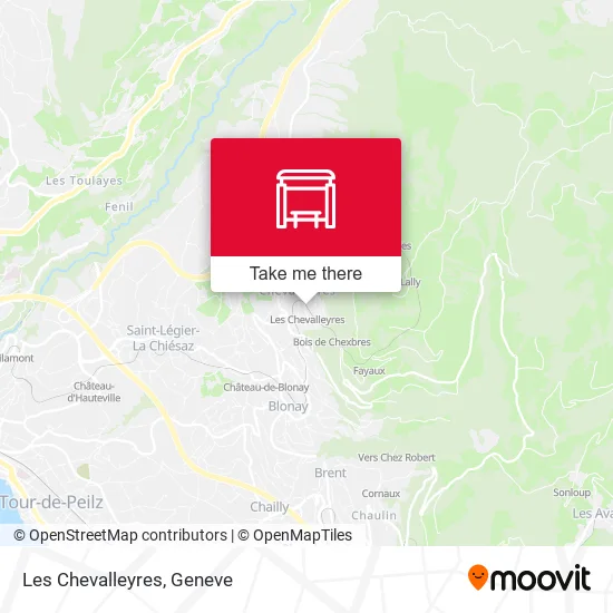 Les Chevalleyres map