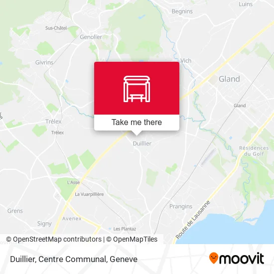 Duillier, Centre Communal map