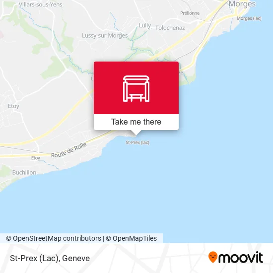St-Prex (Lac) map
