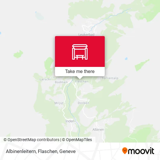 Albinenleitern, Flaschen map