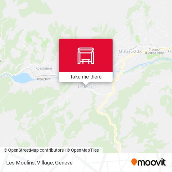 Les Moulins, Village map