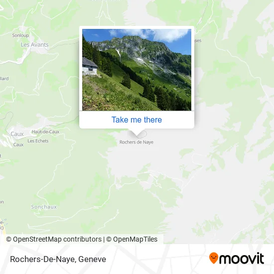 Rochers-De-Naye map
