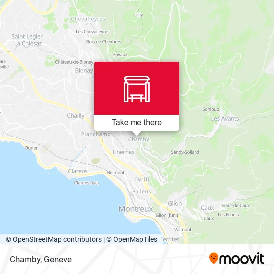 Chamby map