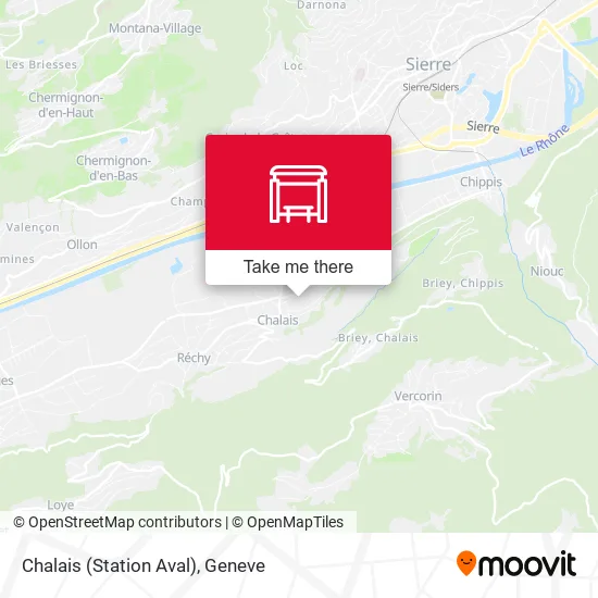Chalais (Station Aval) map