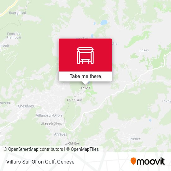 Villars-Sur-Ollon Golf map