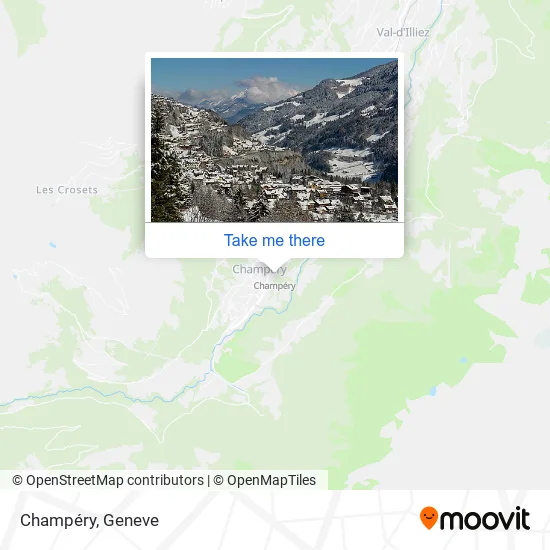 Champéry map
