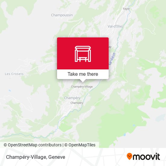 Champéry-Village map