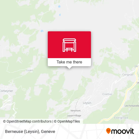 Berneuse (Leysin) map