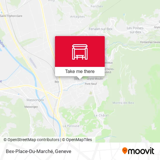 Bex-Place-Du-Marché map