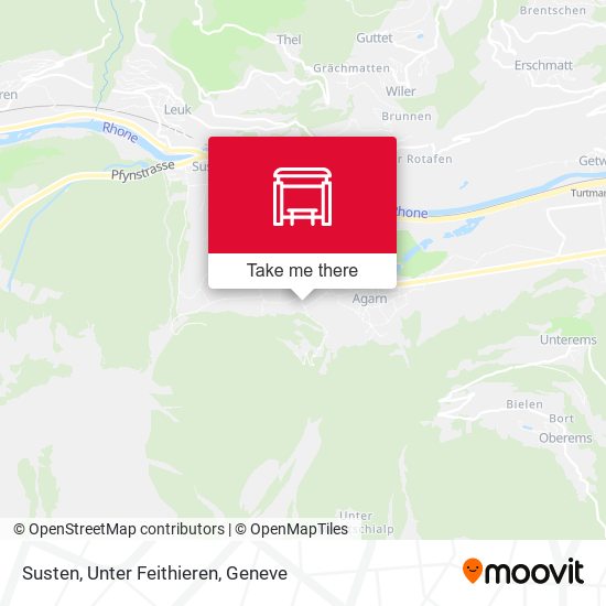 Susten, Unter Feithieren map