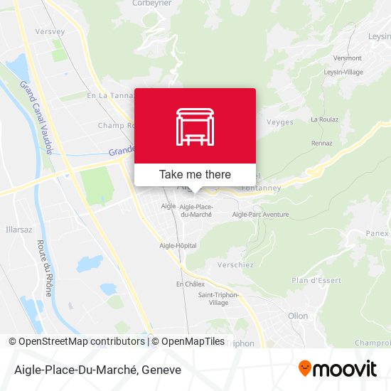 Aigle-Place-Du-Marché map