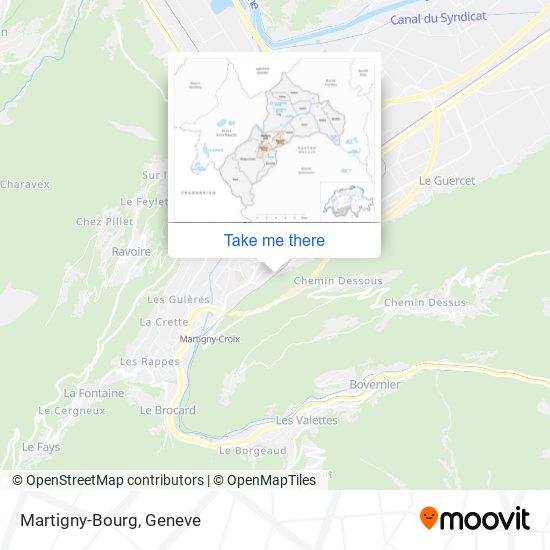 Martigny-Expo map