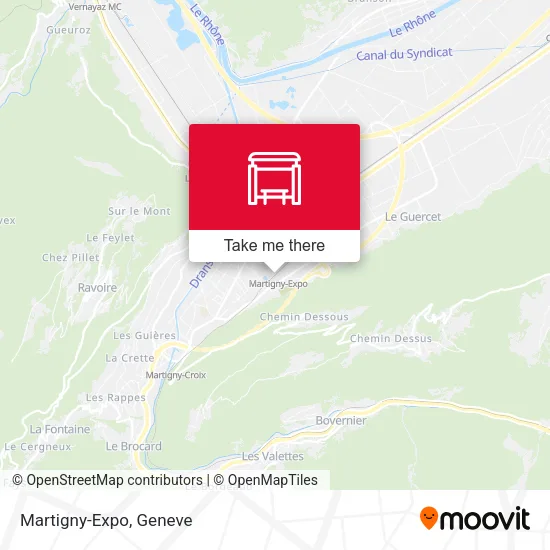 Martigny-Expo map