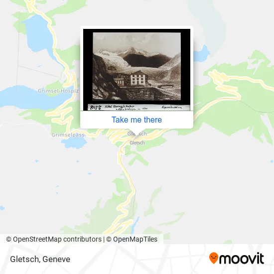 Gletsch map