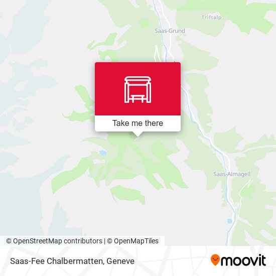 Saas-Fee Chalbermatten plan