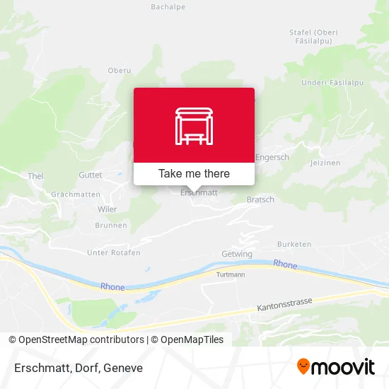 Erschmatt, Dorf map